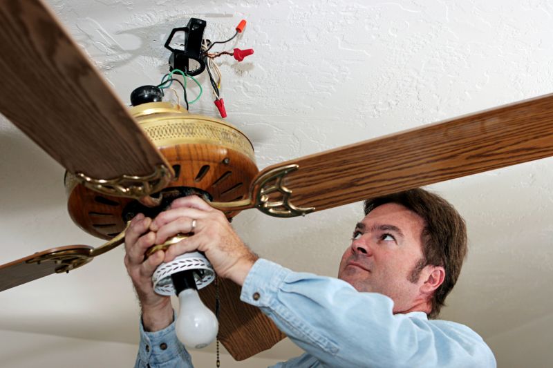 Ceiling Fan Wiring in Overland Park, KS